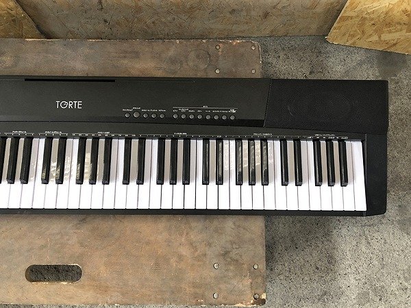 TUG05740小 電子ピアノ トルテ TDP-88 スタンド イス付 直接お渡し歓迎_画像3
