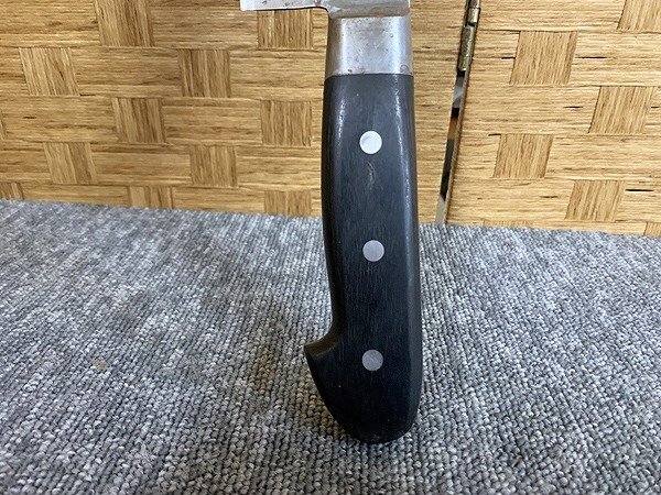 SBG30595八 東京杉本 包丁 重量: 360.4g 刃渡り 30cm ハンドル 14.5cm 直接お渡し歓迎_画像5