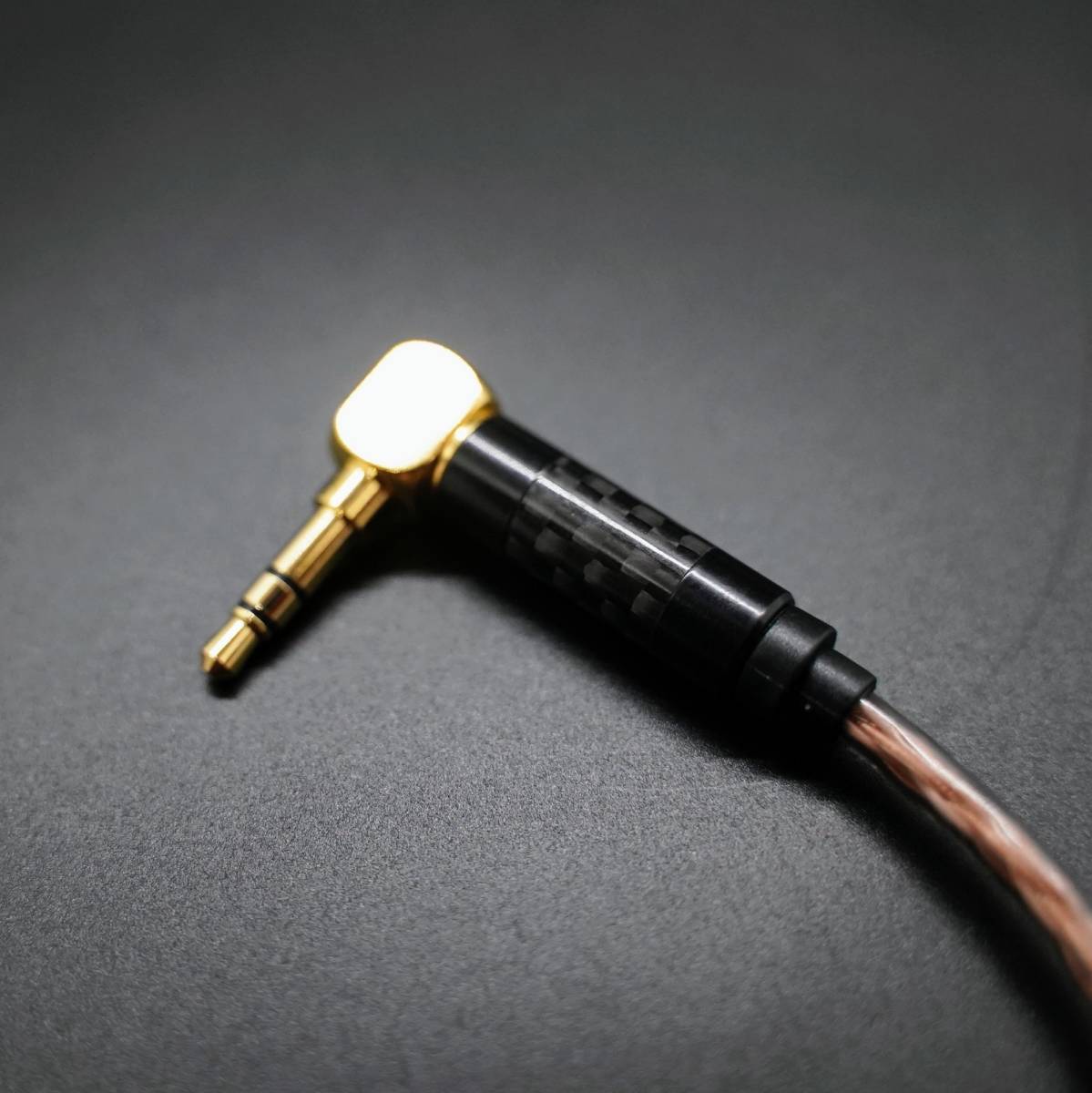 DIYキンバーケーブル最高スペックリケーブル C IEM 2pin/3.5L字