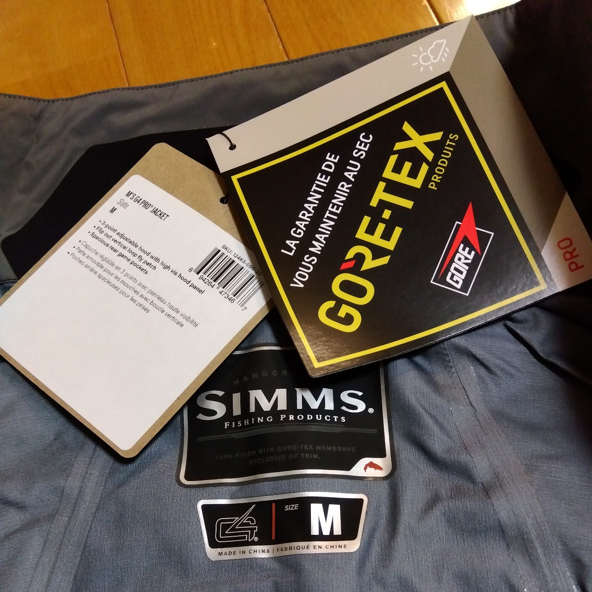 Simms G4 Pro Wading Jacket G4 Pro болотный жакет Syms Slate US:M JP:L