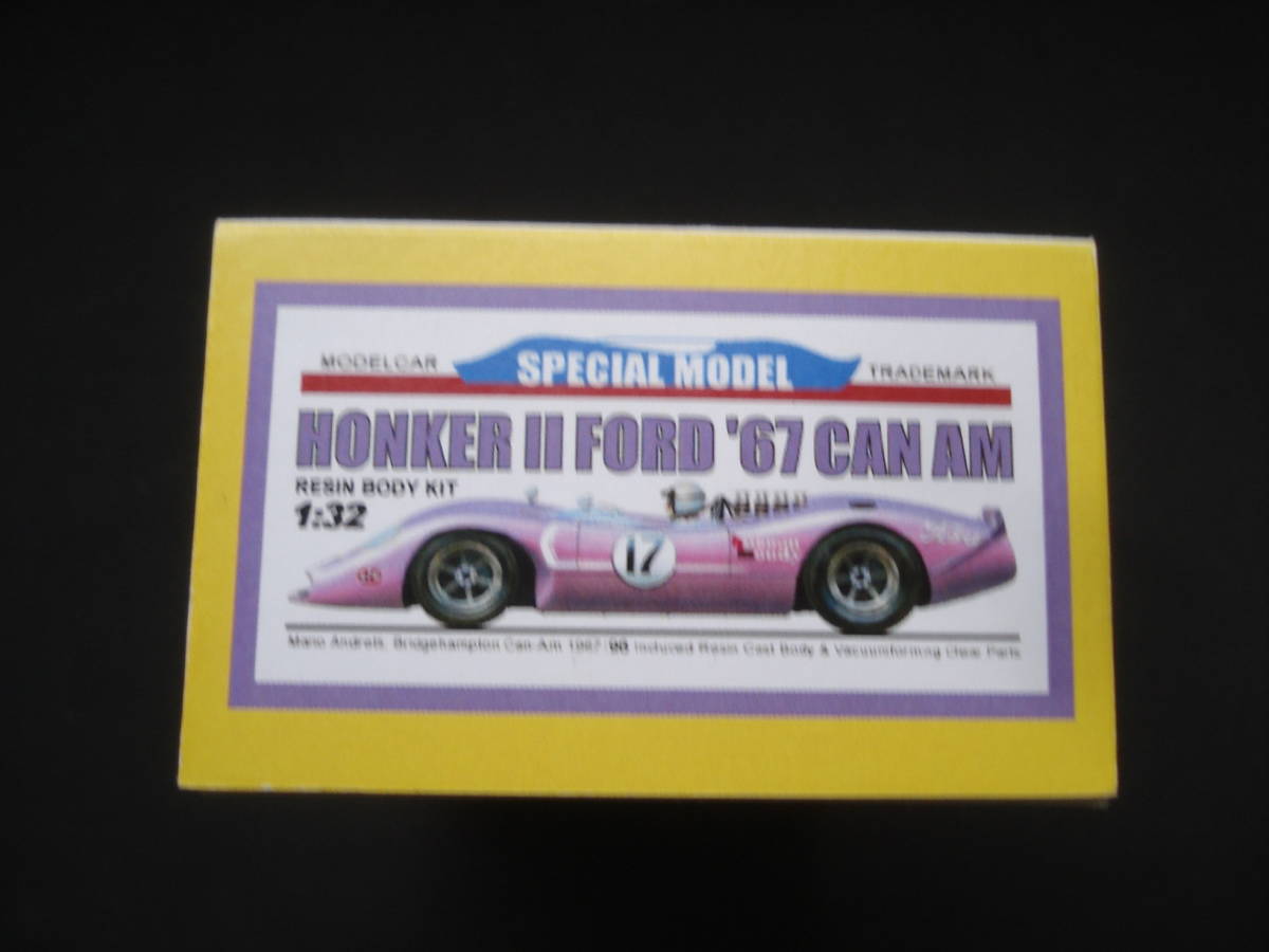 ○SPECIAL MODEL／HONKER Ⅱ FORD1967 CANAM (1 ／32) スロットボディー ウィンドウパーツ_画像3