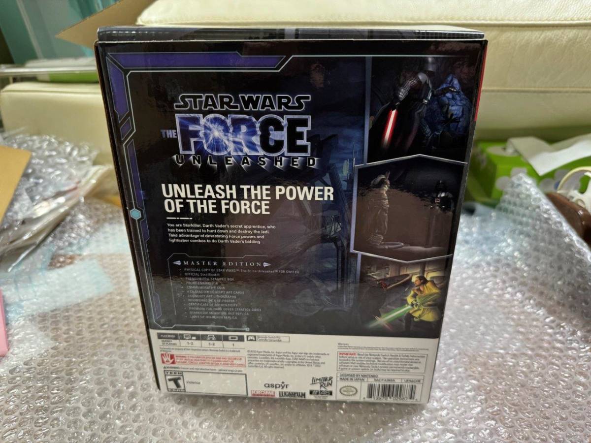 SW スターウォーズ フォース アンリシュド Star Wars Force Unleashed コレクターズ北米版 カード付 新品未開封 配送箱 海外 輸入 送料無料