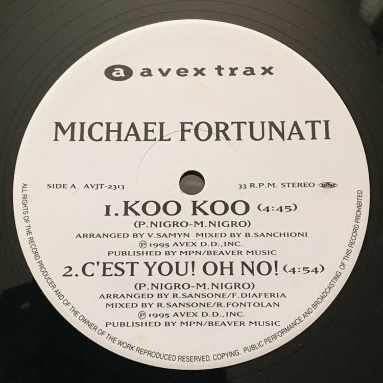 MICHAEL FORTUNATI - KOO KOO, C'EST YOU! OH NO!, HOOCHIE COO, CRAZY BABY_画像1