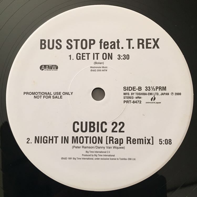 ダンスポップ プロモ CAPTAIN JACK - HIHO, BUS STOP feat. T. REX - GET IT ON, CUBIC 22 - NIGHT IN MOTION (Rap Remix)_画像2