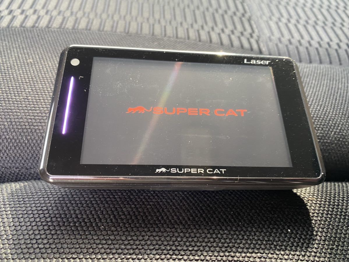 超格安 美品　ユピテル　yupiteru 1ボディタイプ　GPSアンテナ内蔵レーザー&レーダー探知機　Z120L SUPER CAT スーパーキャット動作確認済_画像5
