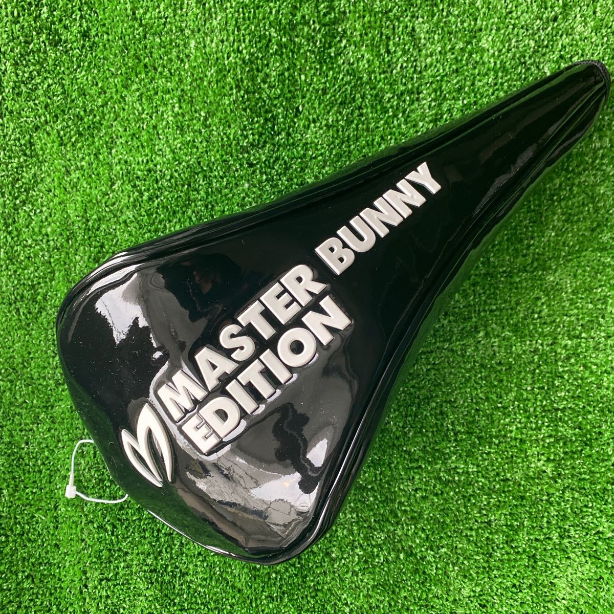 新品 パーリーゲイツ MASTER BUNNY EDITION マスターバニー ゴルフ ヘッドカバー ドライバー 1W　黒 エナメル　ブラック　即決 送料300円