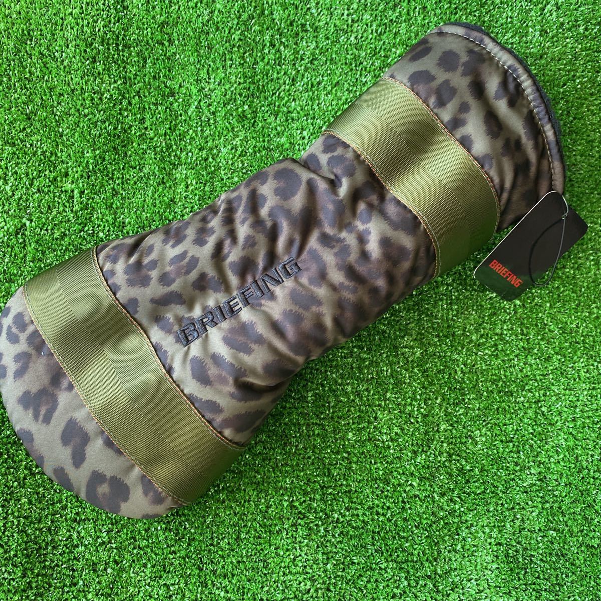 新品 ブリーフィング BRIEFING ゴルフ ヘッドカバー ドライバー 1W 豹柄 Olive Leopard 即決 限定超特価 送料300円の画像1