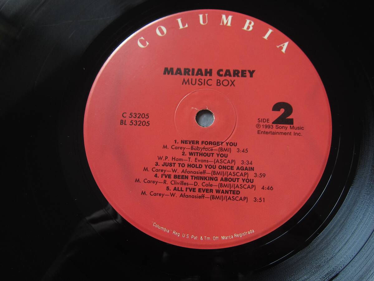 □ MARIAH CAREY MUSIC BOX レアアメリカ盤オリジナル美盤！_画像6
