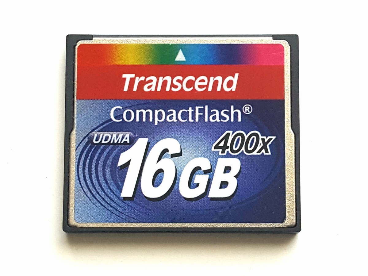 【現品限り】☆美品☆ CFカード 16GB 400x トランセンド Transcend コンパクトフラッシュ CompactFlash Card_画像1