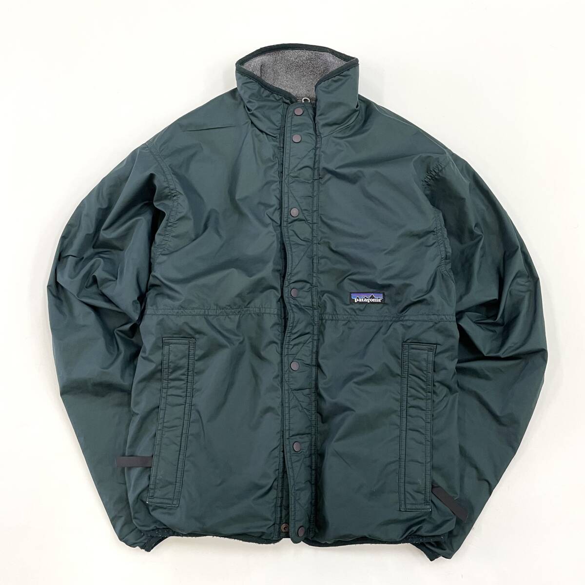 ビンテージ 90s patagonia glissade jacket usa製 fleece old オールド パタゴニア グリセード リバーシブル フリース ナイロン ジャケットの画像3