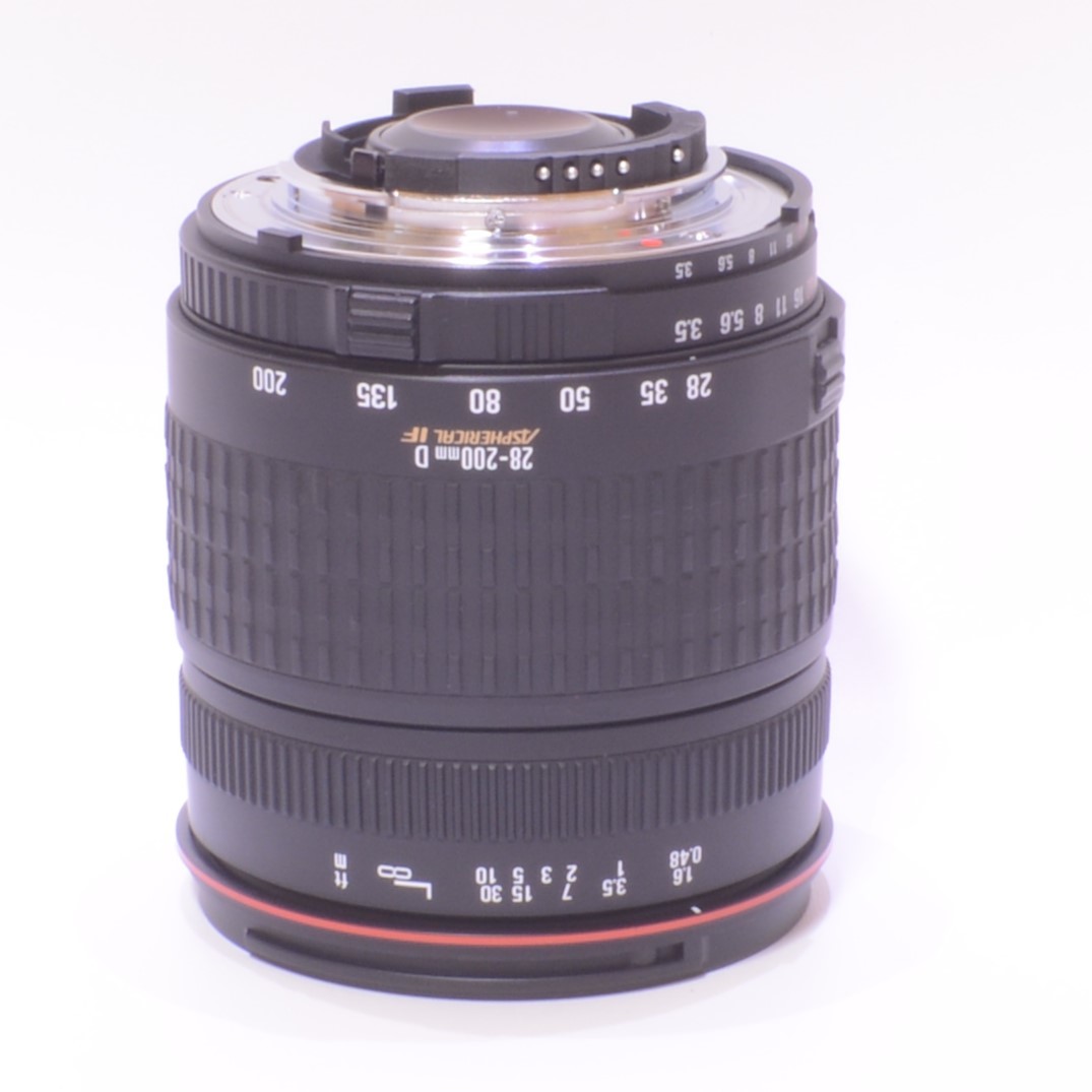 ★B級品★シグマ SIGMA AF 28-200mm D F3.5-5.6 ASPHERICAL IF COMPACT HYPERZOOM MACRO ニコンFマウント #0210_画像3