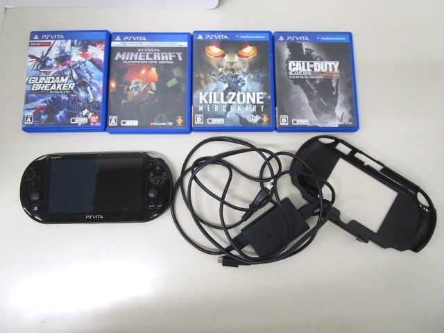 2205R◎PSVITA本体 PCH-2000+ソフト＋充電器＋スタンドセット◎中古ジャンク_画像1