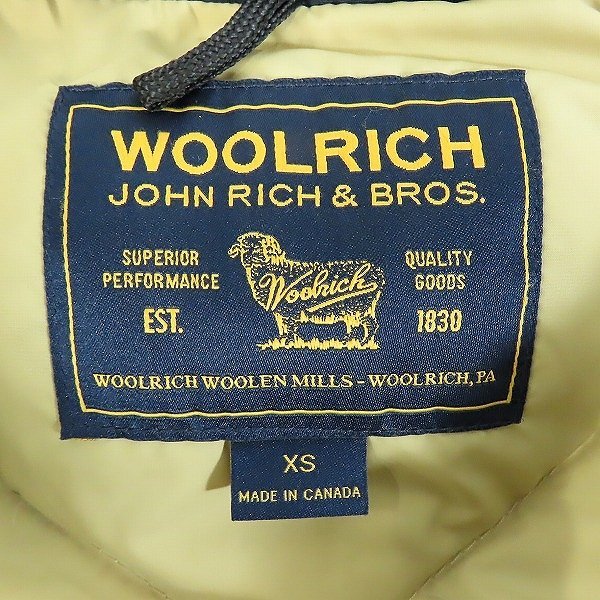 ☆WOOLRICH/ウールリッチ ARCTIC PARKA /アークティックパーカー/ダウンジャケット 1102222/XS /080_画像4