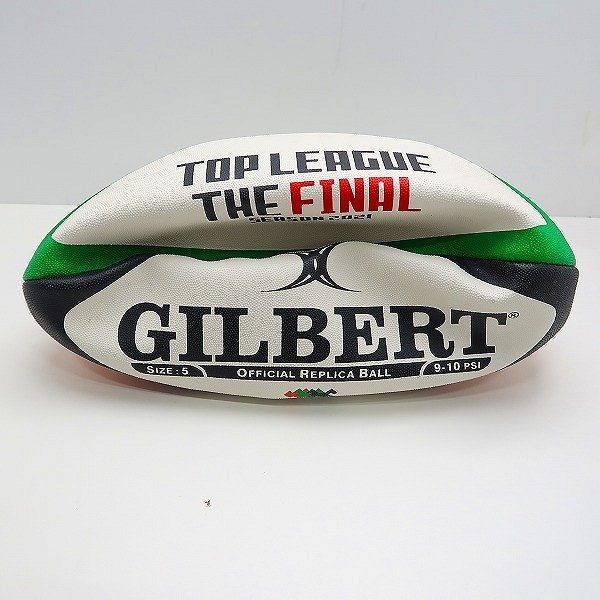 【未使用】GILBERT/ギルバート トップリーグ 2021 公式レプリカボール 5号 GB-9329 同梱×/D6X_画像3