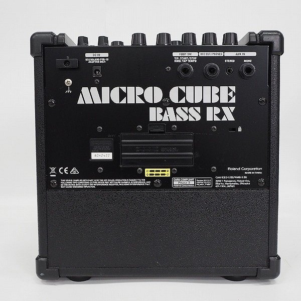 ★Roland/ローランド MICRO CUBE BASS RX ポータブルベースアンプ コンボアンプ【動作確認済】 同梱×/D4X_画像6