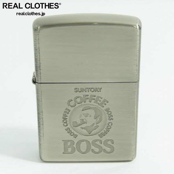 ZIPPO/ジッポー SUNTORY/サントリー COFFEE BOSS/コーヒーボス 1998年製 /LPL_詳細な状態は商品説明内をご確認ください。