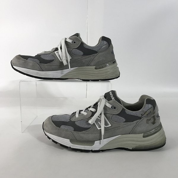 NEW BALANCE/ニューバランス USA製 スニーカー グレー M992GR/27.5 /080_画像4