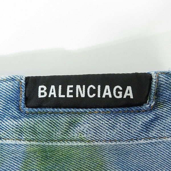 【JPタグ】BALENCIAGA/バレンシアガ Blue Printed Baggy Jeans 626105/S /060_画像3