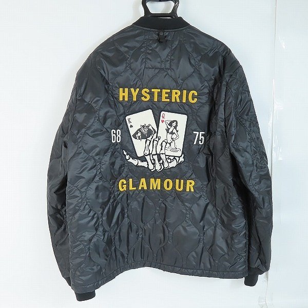 ☆HYSTERIC GLAMOUR/ヒステリックグラマー KINGアンドQUEENキルティングブルゾン 02223AB05 XL /060_画像2