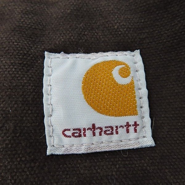 ☆Carhartt/カーハート ダック地 ジップアップ ベスト WV001 DKB/S /060_画像5