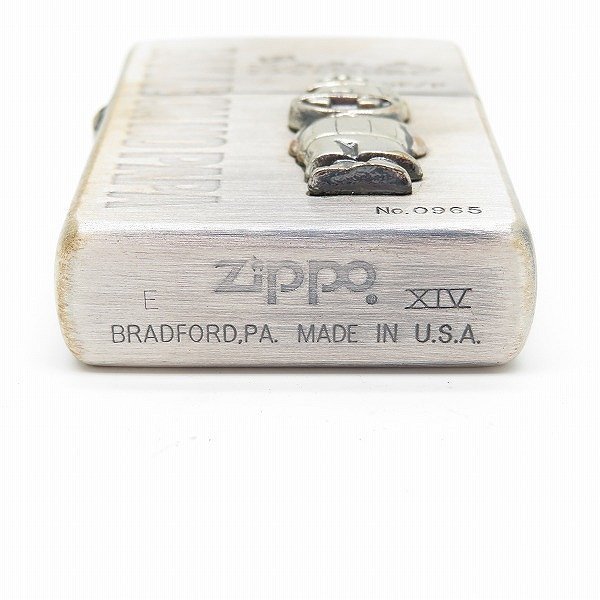 ZIPPO/ジッポー 天才バカボン バカボンのパパ メタル貼り No.0965 1998年製 /LPL_画像4