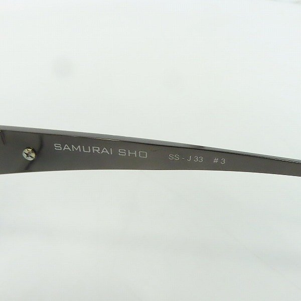 SAMURAI SHO/サムライ翔 眼鏡/メガネフレーム/アイウェア SS-J33 #3 /000_画像7