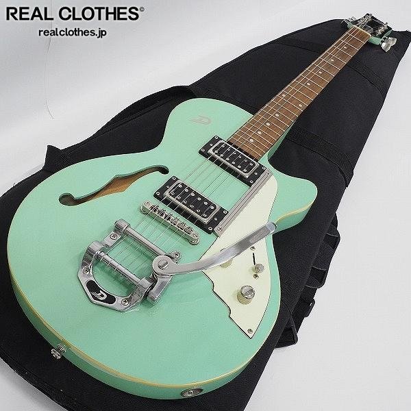 ★Duesenberg/デューセンバーグ DJP-SG Surf Green セミホロータイプ エレキギター ギグケース付 同梱×/160_詳細な状態は商品説明内をご確認ください。