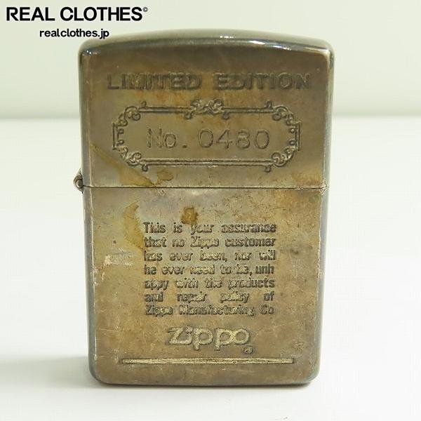 ZIPPO/ジッポー LOGO limited edition No.0480 1991年製 /LPL_詳細な状態は商品説明内をご確認ください。