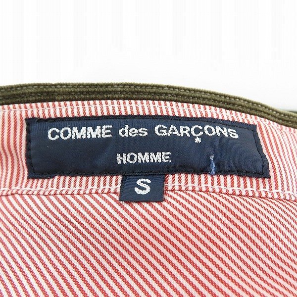 COMME des GARCONS HOMME/コムデギャルソンオム チェック柄切替 コーデュロイロングパンツ HR-P084/AD2006/S /060_画像3