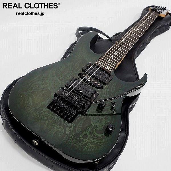 ★Ibanez/アイバニーズ RG-PCT-2 エレキギター ペイズリー柄 日本製 ソフトケース付 同梱×/160_詳細な状態は商品説明内をご確認ください。