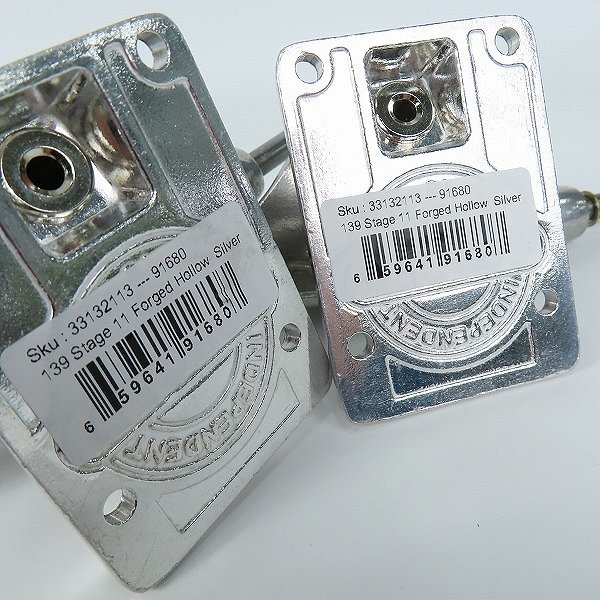 (6)【未使用】INDEPENDENT/インディペンデント 139 Stage 11 Forged Hollow Silver Truck スケートボード トラック /000_画像5