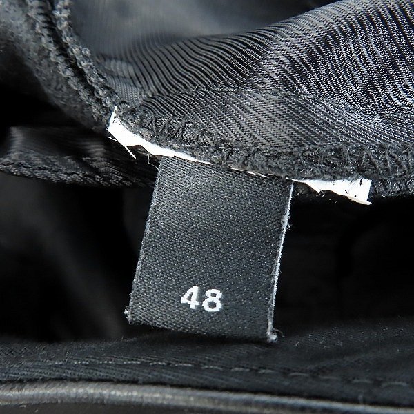 AMIRI/アミリ 23AW Faux leather wide leg pants/フェイクレザーワイドレッグパンツ ブラック/48 /080_画像5