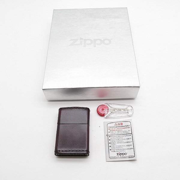 ZIPPO/ジッポー 革巻き/レザー ライター/2006年製 /000_画像8