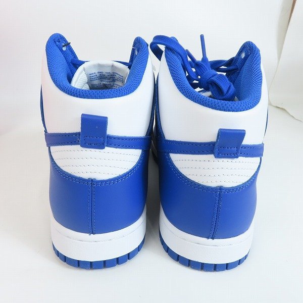 【未使用】NIKE/ナイキ DUNK HI RETRO GAME ROYAL/ダンクハイ ゲームロイヤル DD1399-102/28.5 /080_画像2