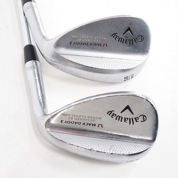 Callaway/キャロウェイ MACK DADDY 2 FORGED/フォージド ウェッジ 52°/8S・58°/10S 2本セット N.S.PRO 同梱×/D4X_画像5