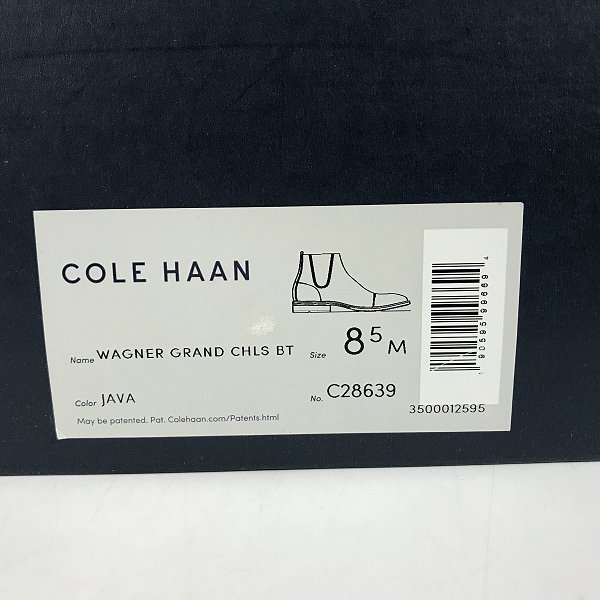COLE HAAN/コールハーン サイドゴアレザーブーツ C28639/8.5M /080_画像9