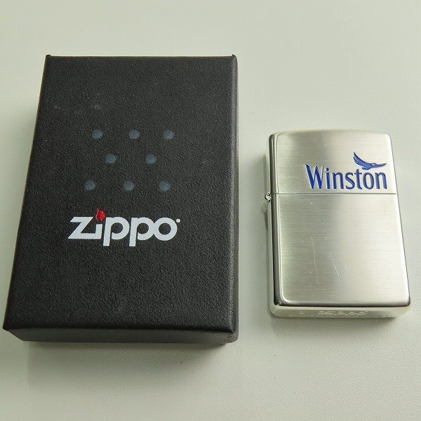 ZIPPO/ジッポー Winston Freedom/ウィンストン ブルーロゴ/2018年製 /LPL_画像8