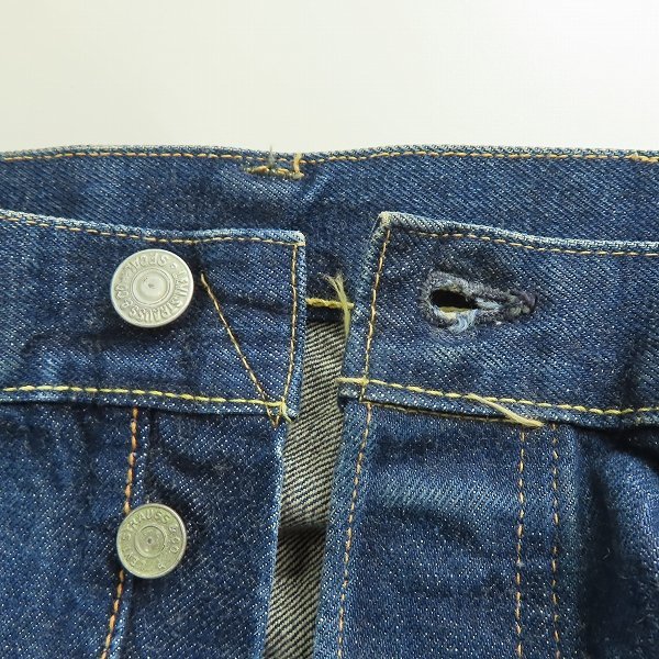 LEVI'S/リーバイス 60s頃 ヴィンテージ 両面BIG E 均等V 刻印W/W50L34 /060_画像8