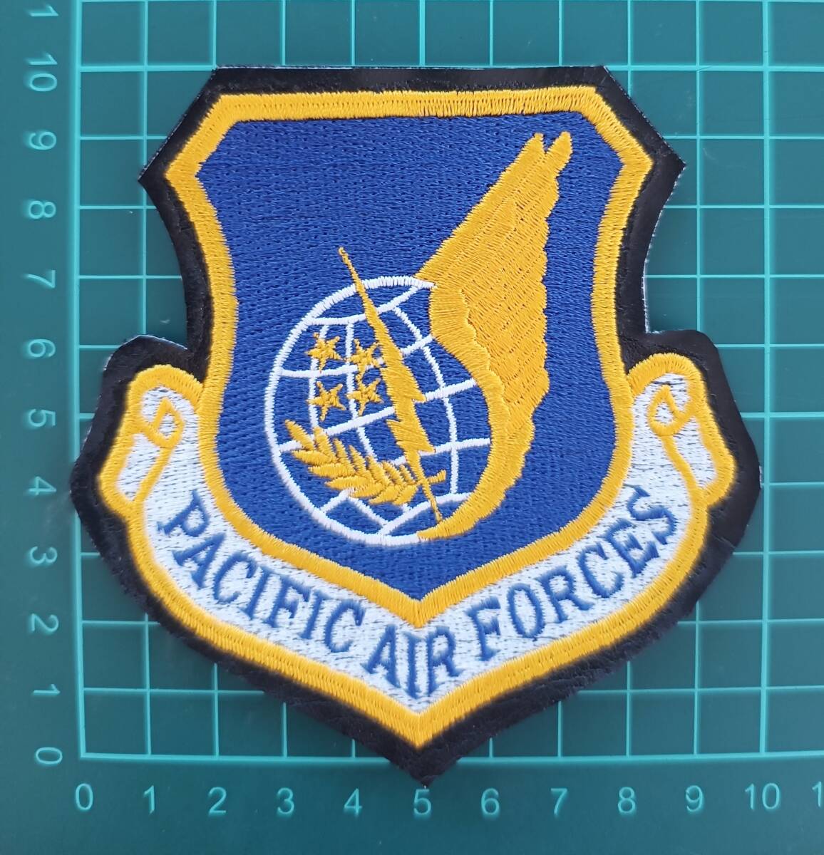 ★☆USAF★アメリカ空軍☆PACIFIC AIR FORCES★コマンド☆Command★パッチ☆PATCH★100mm X 100mm☆★の画像1