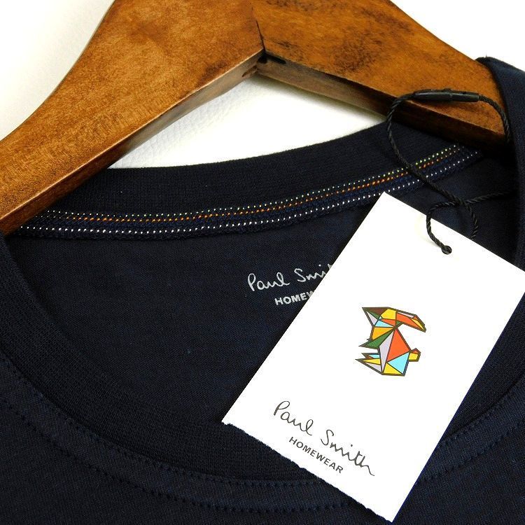 新品 即決 ポールスミス ラビット(うさぎ) 手書き風プリントＴシャツ M 紺 半袖カットソー Paul Smith メンズ 【9617】_画像9