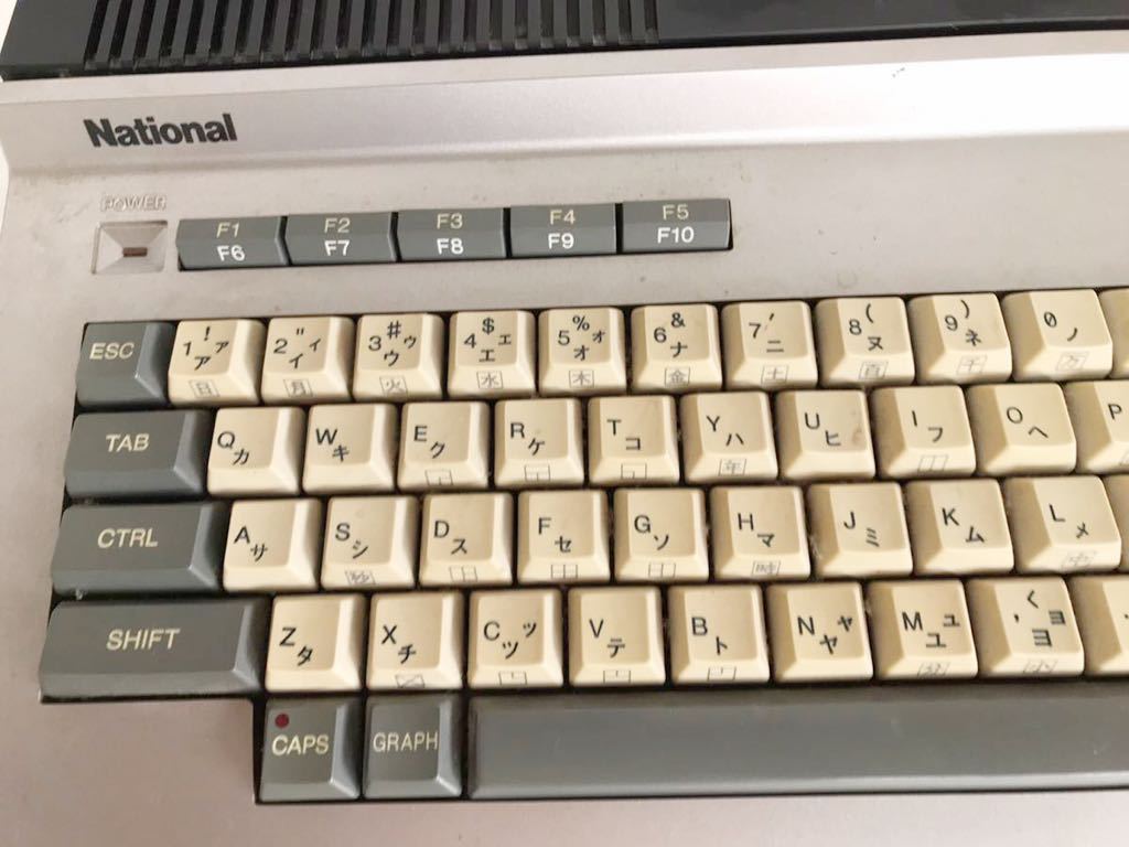 【G0986】Nationalナショナル パーソナルコンピューター キーボード　CF2000_画像3