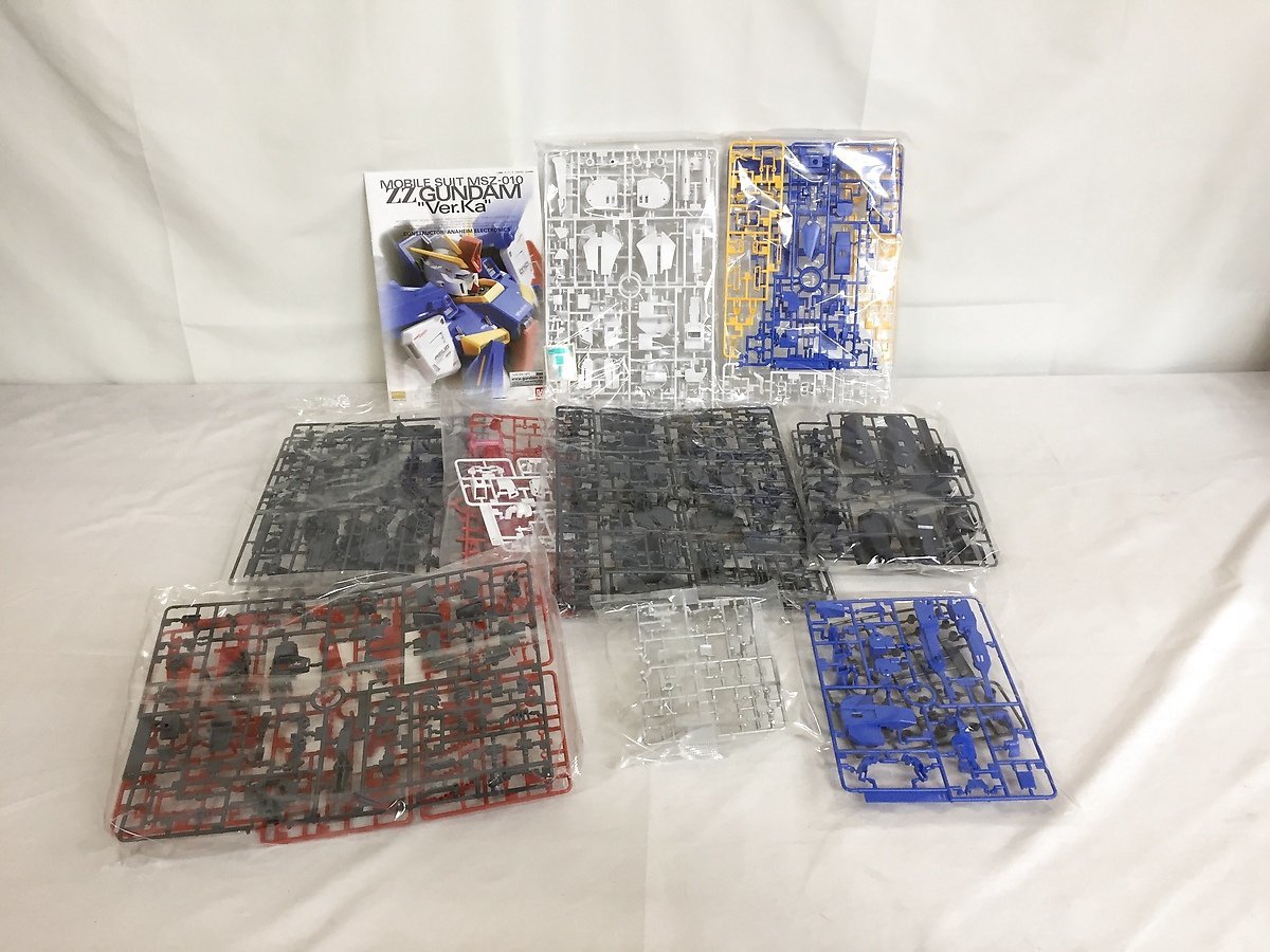 [ unopened ]MG Mobile Suit Gundam ZZ double ze-ta Gundam Ver.Ka 1/100 scale color dividing ending plastic model 