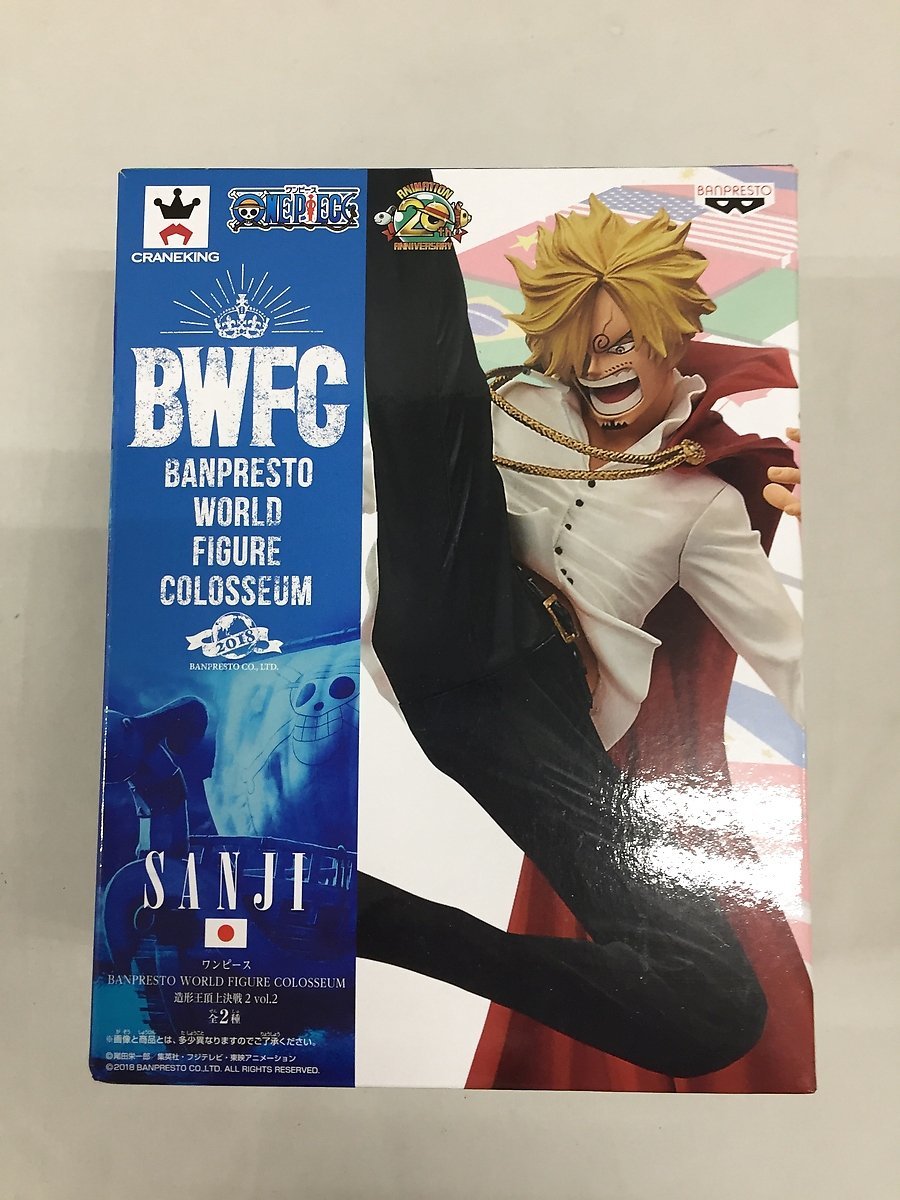 【1円～】サンジ(通常カラーver.) BANPRESTO WORLD FIGURE COLOSSEUM 造形王頂上決戦2 vol.2_画像1