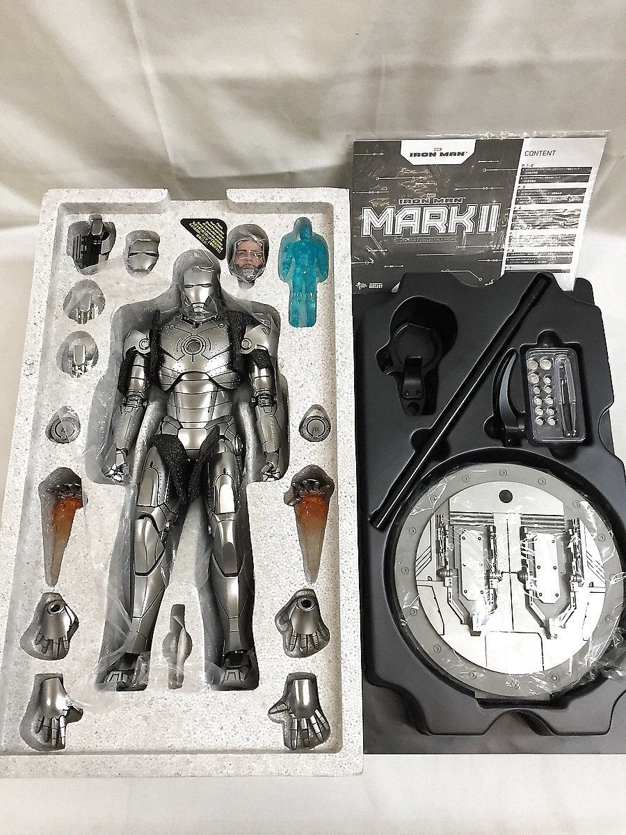 【1円～】ムービー・マスターピース DIECAST 「アイアンマン」 1/6スケールフィギュア アイアンマン・マーク2 ［ボーナスアクセサリー付きの画像3