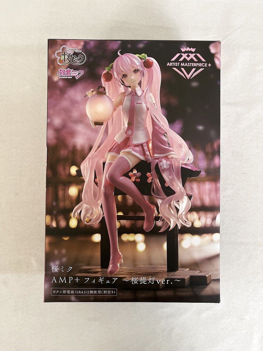 【1円～】タイクレ限定桜ミク AMP+ フィギュア桜提灯ver._画像1