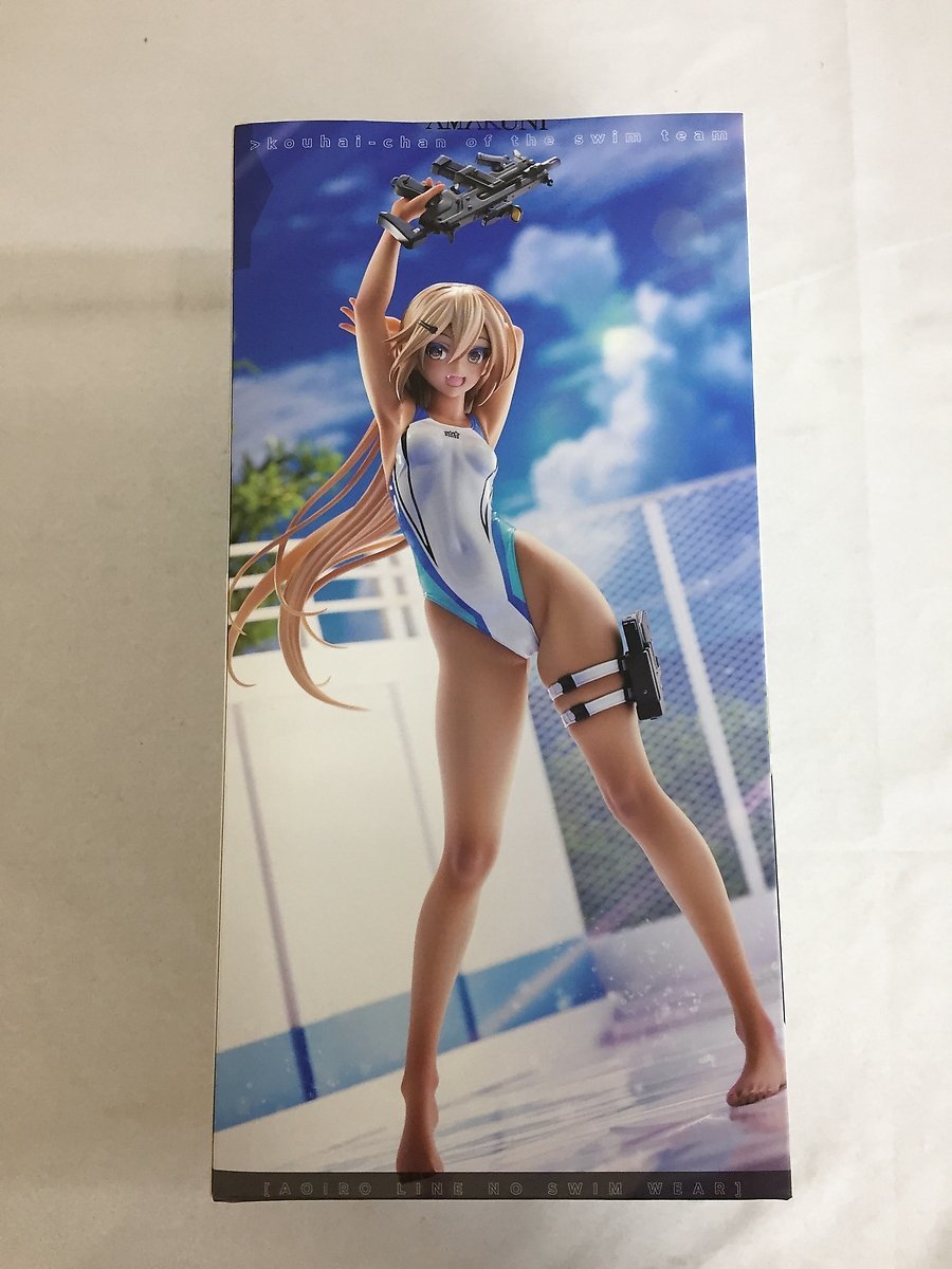 [ beautiful goods ]ARMS NOTE swim part. kou high Chan blue color line. swimsuit Ver. hobby Japan AMAKUNI