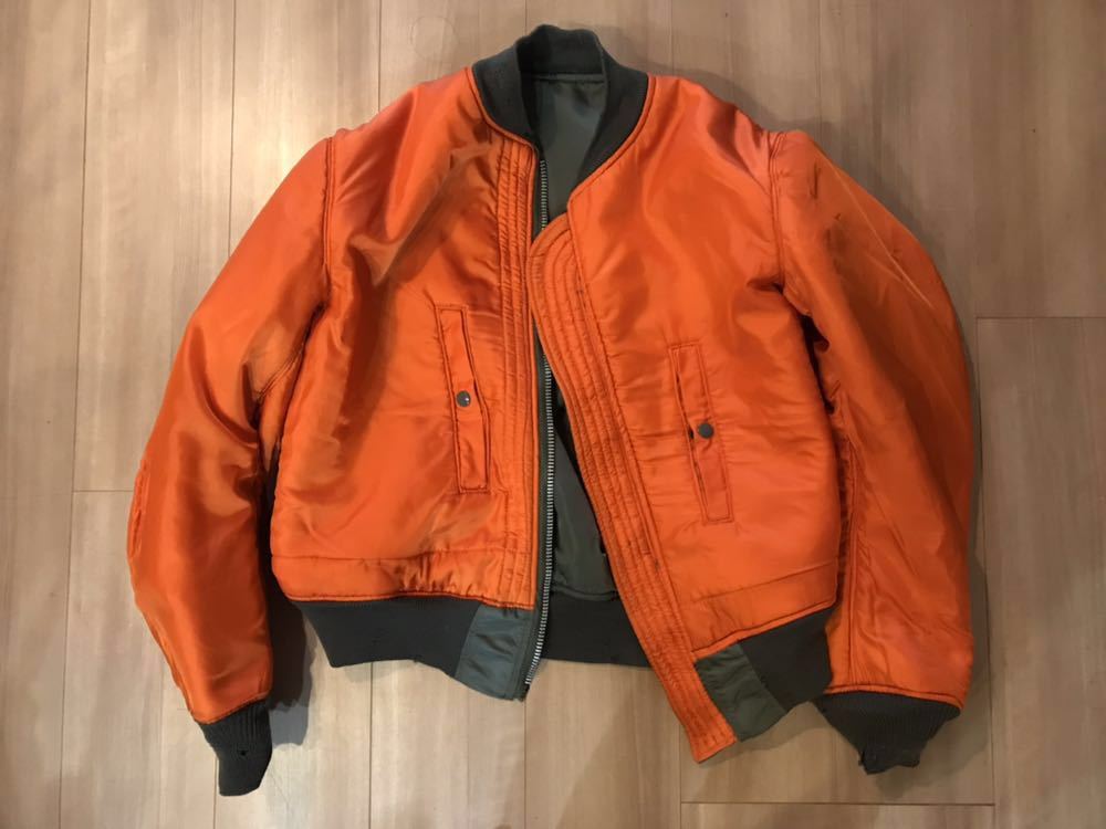 MA-1 1969 SPORTS MASTERS M 縦ステッチ USED-