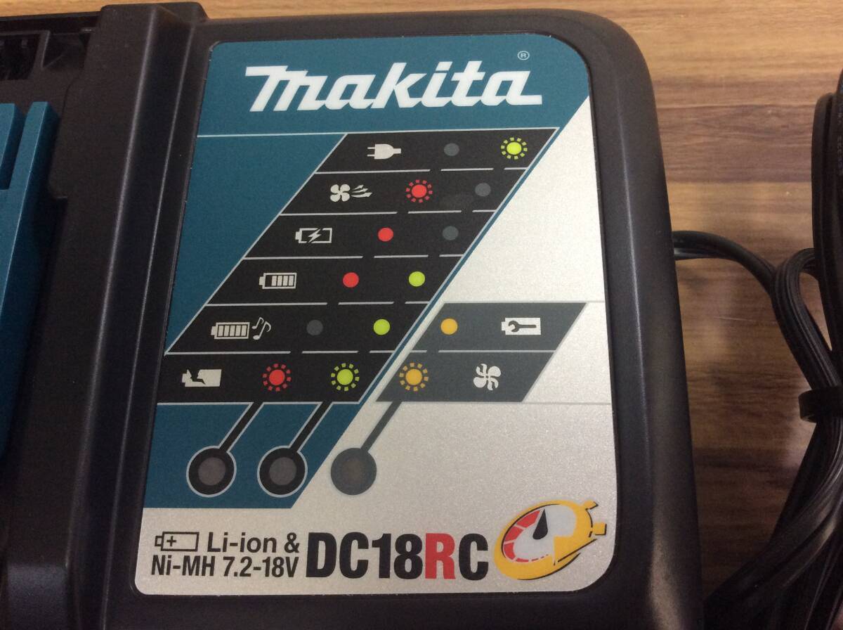 【TH-1416】中古美品 makita マキタ 165mm充電式マルノコ HS631DRGXB バッテリー2個 充電器付き_画像8