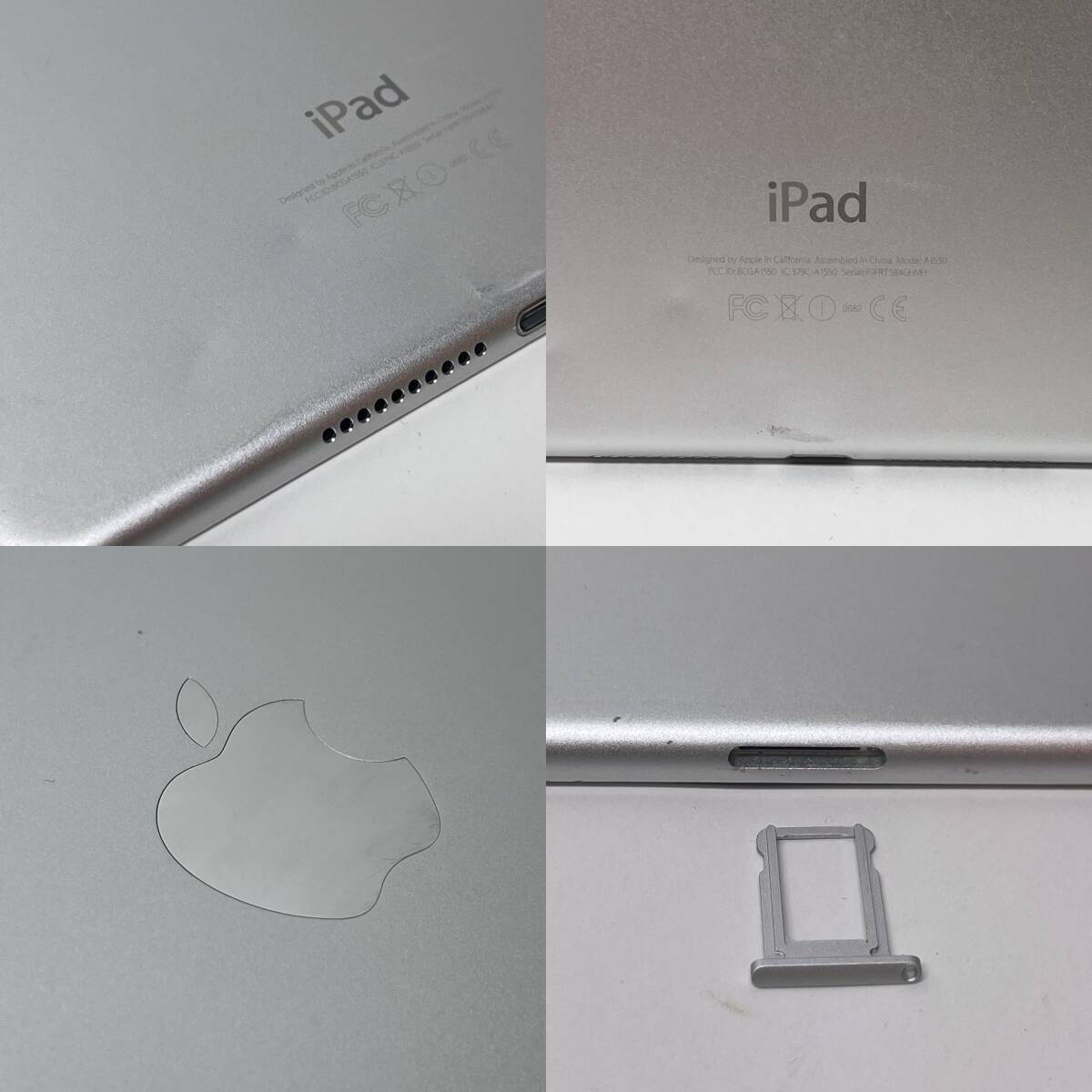 tu098 Apple アップル iPad mini 第4世代 16GB MK702J/A A1550 Wi-Fi+Cellular シルバー ソフトバンク系 ※中古_画像7