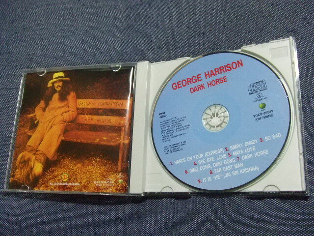 て★音質処理CD★ダーク・ホース/ジョージ・ハリスン（ザ・ビートルズ） George Harrison/2000年帯付★改善度、多分世界一_画像5